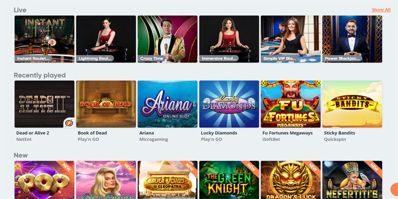 simple casino games