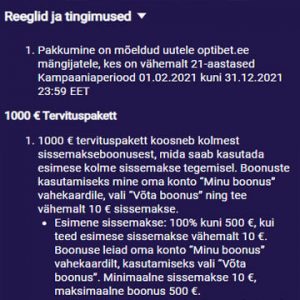 Kuidas saada parimad kasiino boonused samm 4