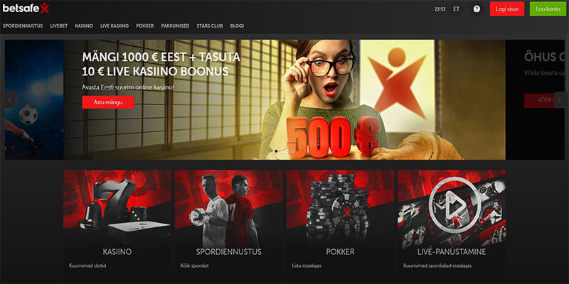 betsafe koduleht