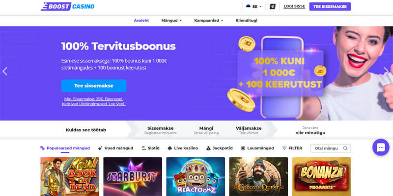 boost casino avaleht