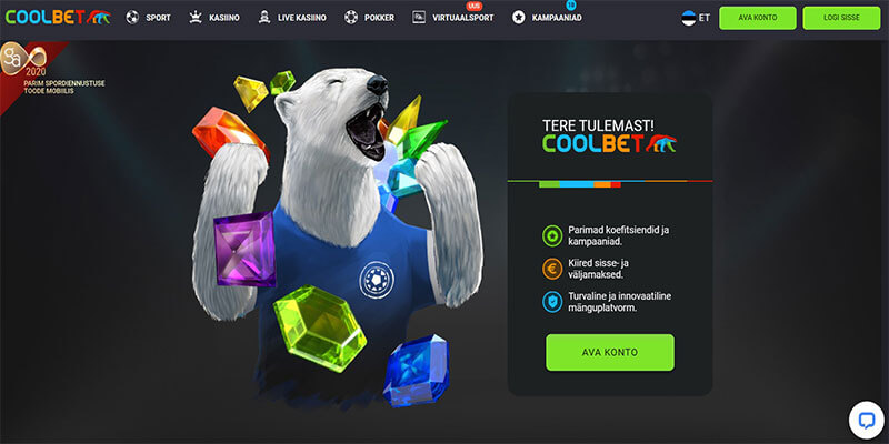 coolbet koduleht