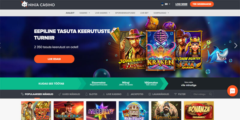 Kasiinosse Pääsete Juurde Oma Brauseri Kaudu Ja Saate Oma Kontole Hõlpsalt Sisse Logida