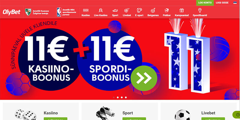 olybet koduleht