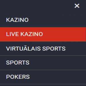 Kā atrast Live kazino 3
