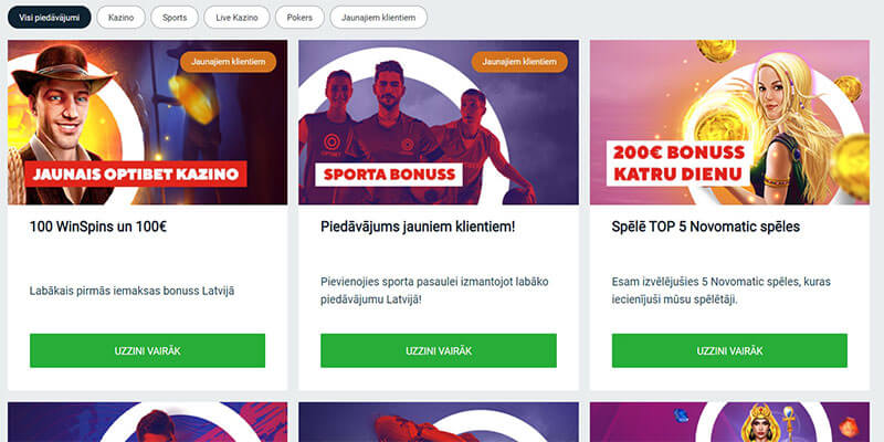 Optibet Bonusa Kods