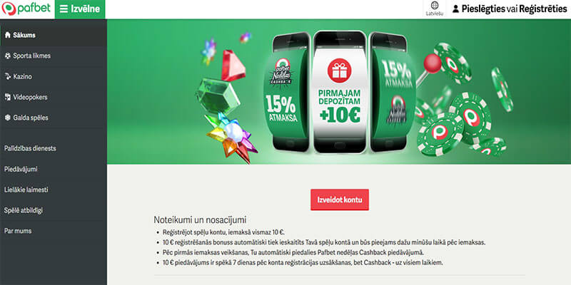 Pafbet Latvia