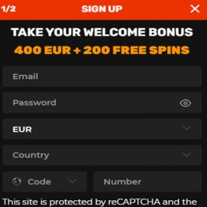 Activeer uw free spins bonus stap 2