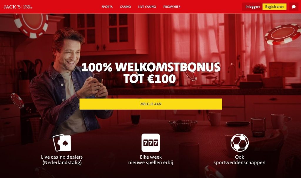 jacks casino welkomst bonus