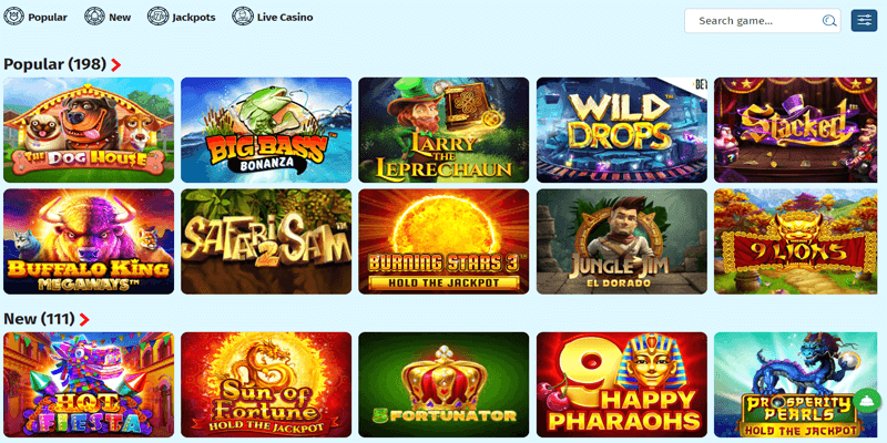Lapilanders casino spellen