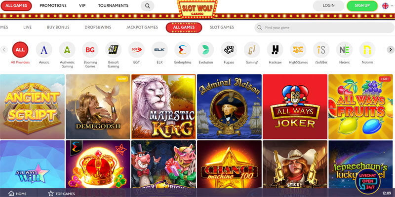 slotwolf spellen
